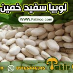 لوبیا سفید دستچین خمین | گروه بازرگانی فاطر تجارت